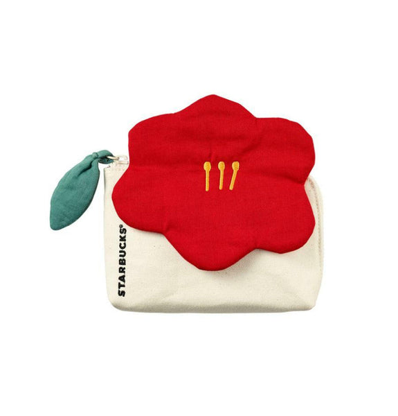 Starbucks Korea Jeju Camellia Travel Pouch