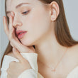 J.ESTINA Eterno Heart Silver Rose Gold Necklace