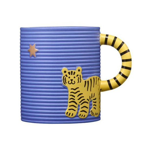 Starbucks 2022 New Year's Cute Tiger 355ml traditional double-layer mu