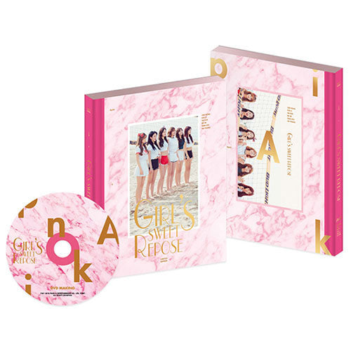 Used APINK Photo Book Girl's Sweet Repose Photobook DVD