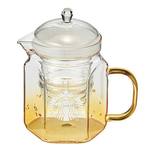 Starbucks Teapot Siren Honeybee Glass Teapot Korea Limited Edition