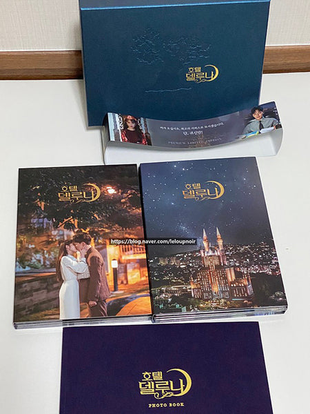 Used Hotel Del Luna Blu ray Box Set with Pre-order package
