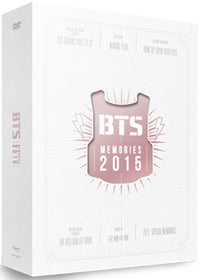 BTS Memories of 2015 DVD with photobook, perfect for collectors and BTS fans looking for exclusive content from the 2015 era.