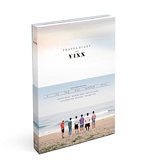 Used VIXX Travel Diary 2016 with VIXX Photobook DVD - Kpopstores.Com