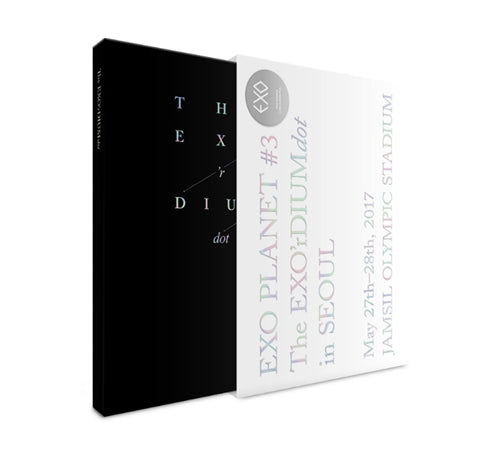 EXO Planet 3 EXOrDium dot Live DVD - Limited Edition Concert DVD featuring EXO's iconic 2016 EXOrDium Dot performance.