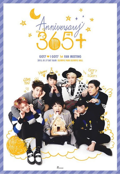 Used GOT7 1st Fan Meeting 365+ 2 Disc Photobook