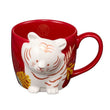 Starbucks 2022 New Year Tiger Red Mug - Limited edition 355ml cup celebrating the Year of the Tiger with bold red and gold accents.