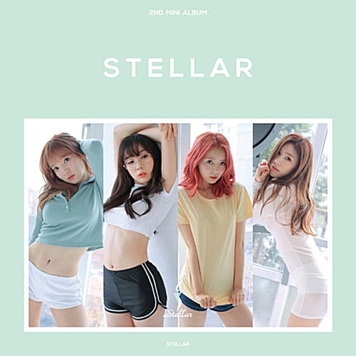 Stellar Mini Album Vol. 2 CD with vibrant album cover art and all original components, perfect for K-pop collectors and fans of the group.