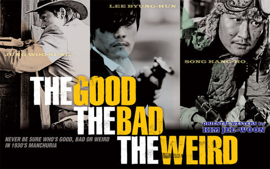 The Good, The Bad, The Weird' Blu-ray Limited Edition, a thrilling Korean Western with stunning visuals and collectible artwork.