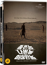 3-disc DVD of The Good, The Bad, The Weird, a highly acclaimed Korean action-adventure movie. Includes bonus features and pristine packaging for film enthusiasts.