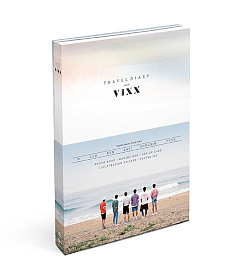 Used VIXX Travel Diary 2016 with VIXX Photobook DVD